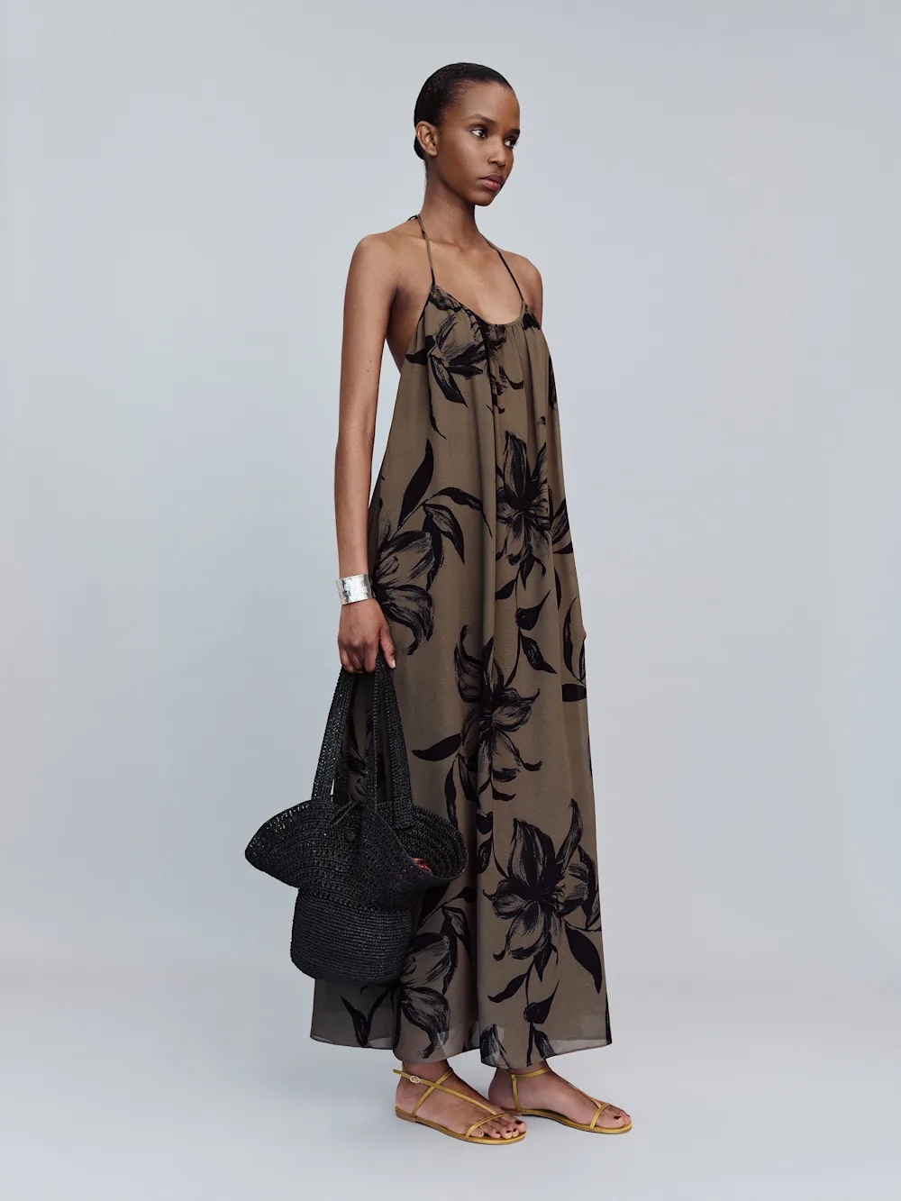 Reformation Fawnie Dress Brown - Size S